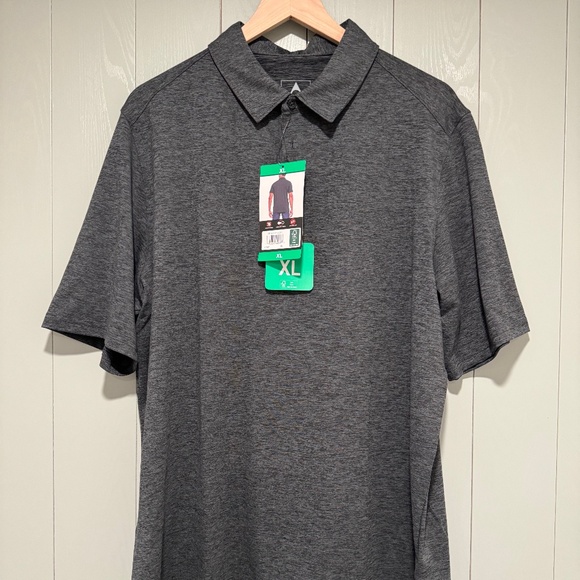 Gerry Men's Polo Shirt Short Sleeve Comfort Stretch Knit UPF 40 Gray - Size XL - Picture 1 of 7